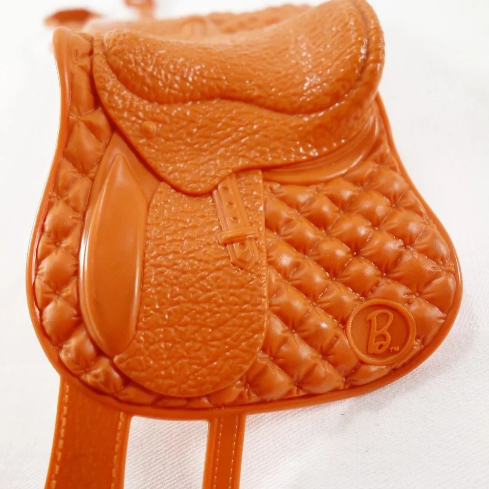 Barbie Doll 2018 Hugs‎ and Horses Brown Horse Saddle Replacement Part
